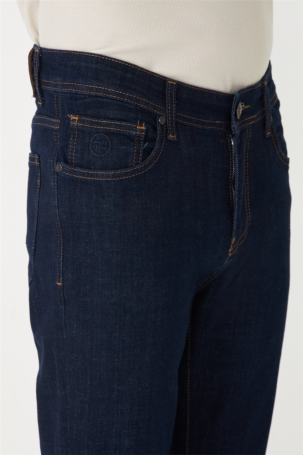 Lacivert Klasik Denim Erkek Jean Pantolon