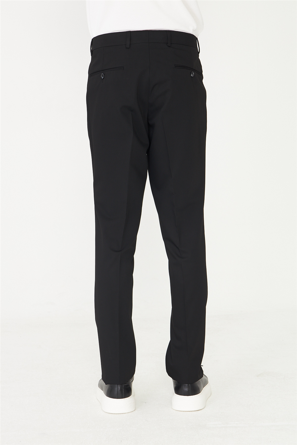 Siyah Modern Kesim Günlük Klasik Pantolon