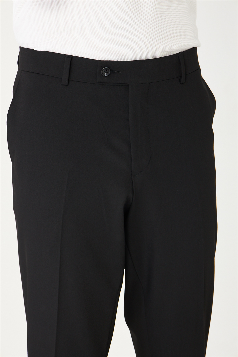 Siyah Modern Kesim Günlük Klasik Pantolon