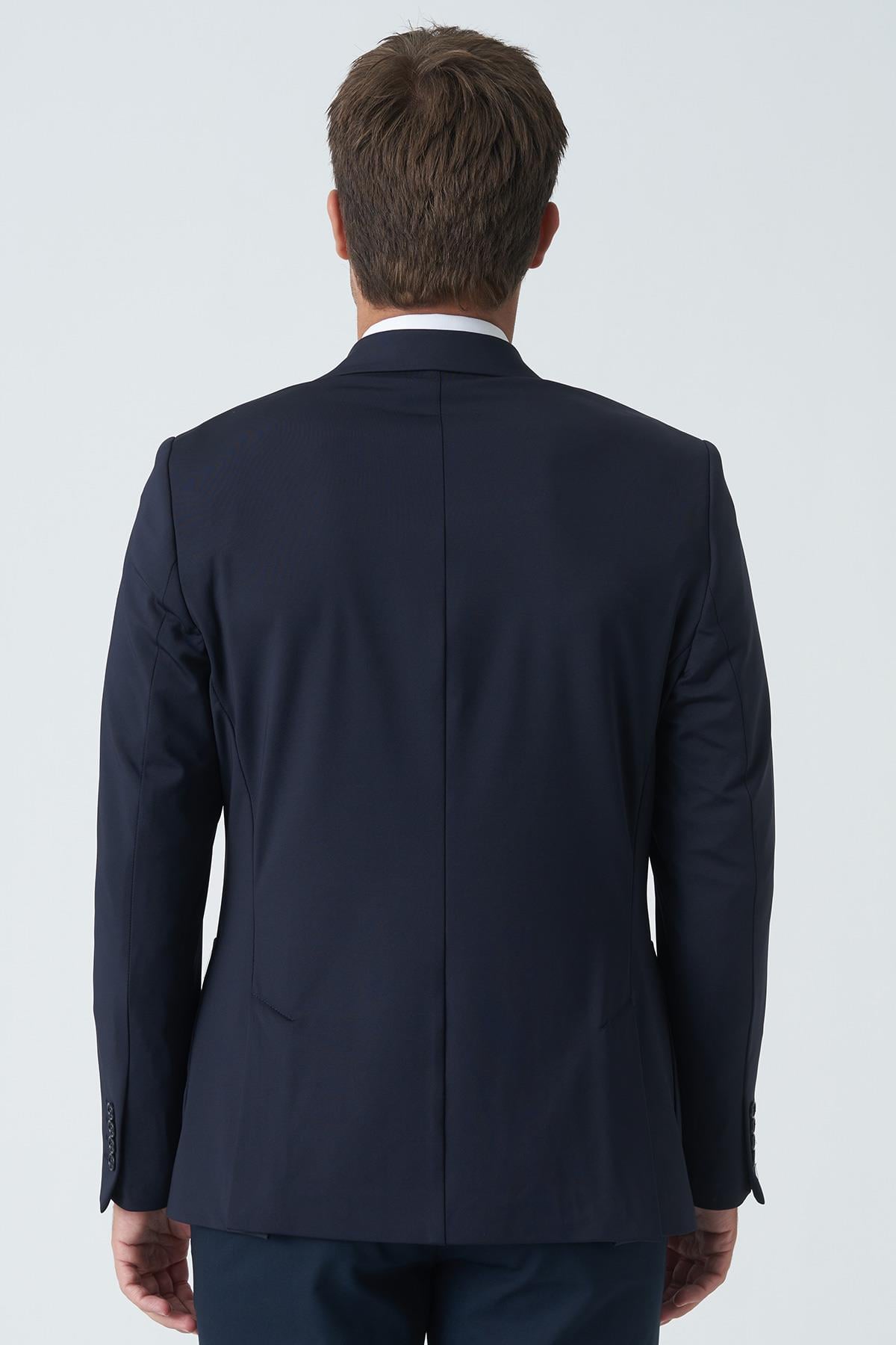 White Stone Belfast C4010 Slim Fit 6 Drop Ceket Laci