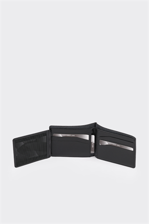 Siyah Premium Yatay Deri Erkek Cüzdan