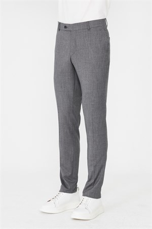 Antrasit Erkek Kumaş Pantolon Modern Kesim Klasik Şık Pantolon