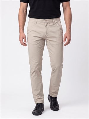 Bej Dynamic Fit Yandan Lastikli Erkek Jogger Pantolon