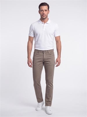 Bej Regular Fit Erkek Chino Pantolon