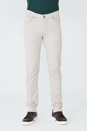 Bej Tencel Kumaş Yazlık Erkek Chino Pantolon