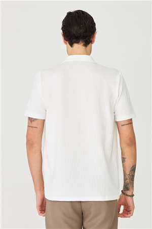 Beyaz Gömlek T-Shirt 