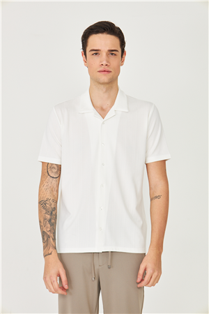 Beyaz Gömlek T-Shirt 