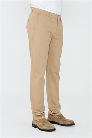 Camel Rengi Dynamic Fit Erkek Chino Pantolon