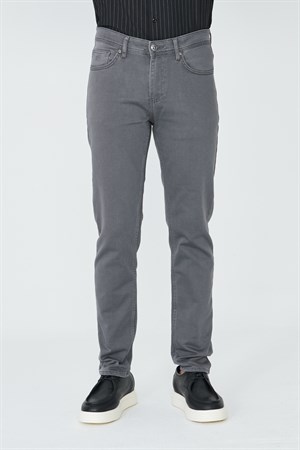 Gri Erkek Günlük Kot Pantolon