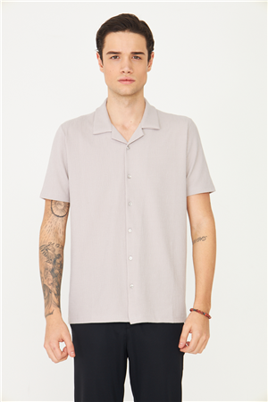 Gri Gömlek T-Shirt 