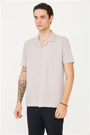 Gri Gömlek T-Shirt 