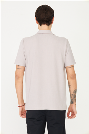 Gri Gömlek T-Shirt 