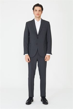 Gri Modern Kesim Slim Fit Premium Takım Elbise
