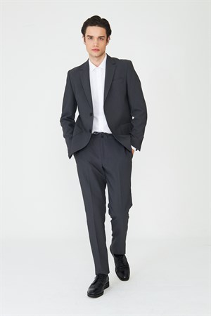 Gri Modern Kesim Slim Fit Premium Takım Elbise