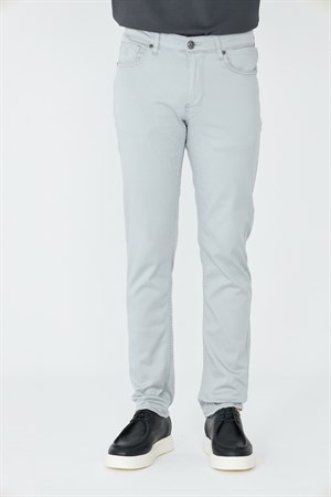 Gri Tencel Kumaş Erkek Yazlık Chino Pantolon
