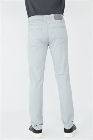 Gri Tencel Kumaş Erkek Yazlık Chino Pantolon