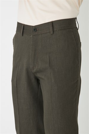 Haki Erkek Modern Kesim Günlük Kullanım Spor Pantolon