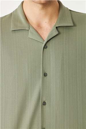 Haki Gömlek T-Shirt 