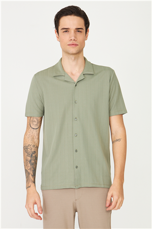 Haki Gömlek T-Shirt 
