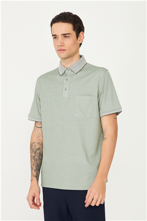 Haki Polo Yaka T-Shirt 