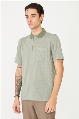 Haki Polo Yaka T-Shirt 