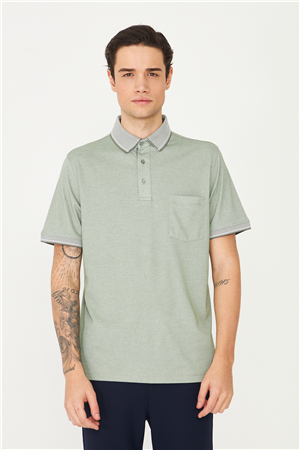 Haki Polo Yaka T-Shirt 