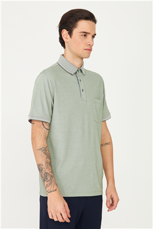 Haki Polo Yaka T-Shirt 