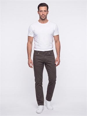 Haki Regular Fit Erkek Chino Pantolon