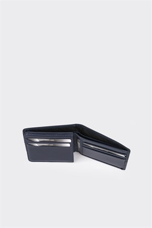 Hakiki Deri Premium Lacivert Erkek Cüzdan