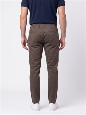 Kahverengi Belden Bağlamalı Dynamic Fit Erkek Jogger Pantolon