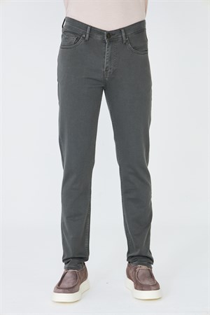 Koyu Gri Günlük Erkek Kot Pantolon
