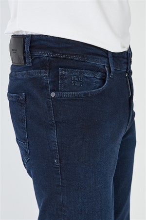 Koyu Lacivert Erkek Günlük Jean Pantolon