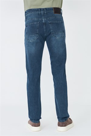 Koyu Lacivert Erkek Günlük Kot Pantolon