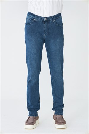 Lacivert Erkek Günlük Jean Pantolon