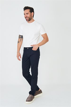 Lacivert Erkek Günlük Kot Pantolon