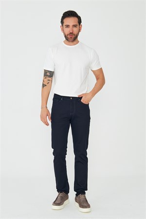 Lacivert Erkek Günlük Kot Pantolon