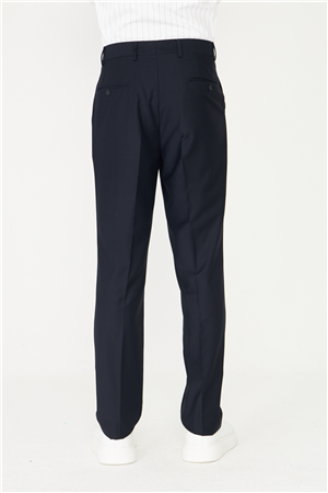 Lacivert Modern Kesim Klasik Kumaş Pantolon