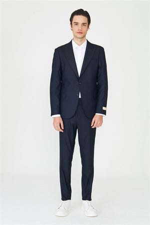 Lacivert Modern Kesim Slim Fit Erkek Takım Elbise