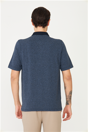 Lacivert Polo Yaka T-Shirt 