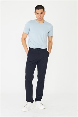 Lacivert Regular Fit Smart Casual Erkek Spor Pantolon