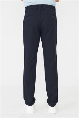 Lacivert Regular Fit Smart Casual Erkek Spor Pantolon