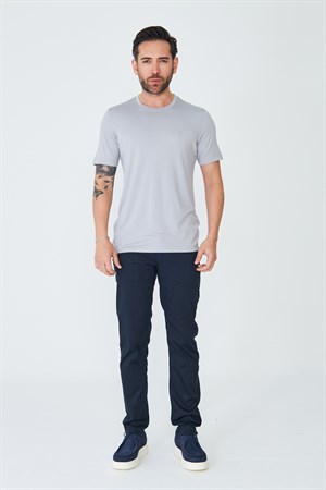 Lacivert Tencel Kumaş Yazlık Chino Erkek Pantolon