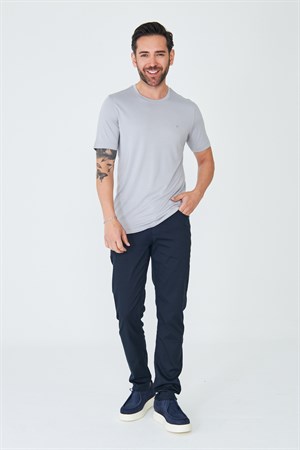 Lacivert Tencel Kumaş Yazlık Chino Erkek Pantolon