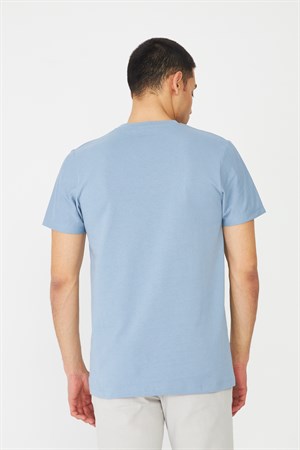 Mavi Basic Bisiklet Yaka Erkek T-Shirt