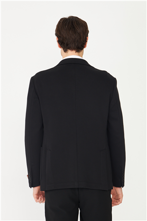 Siyah Klasik Kesim Blazer Ceket