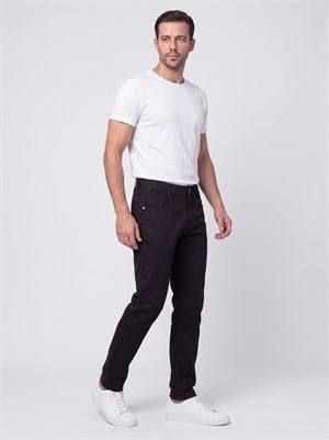 Siyah Dynamic Fit Erkek Chino Pantolon