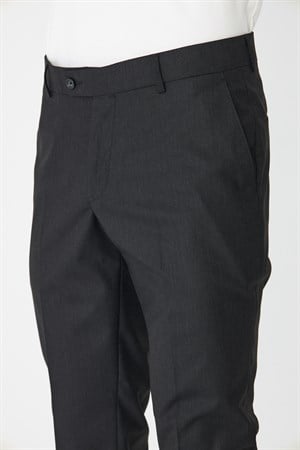 Siyah Modern Kesim Klasik Erkek Kumaş Pantolon