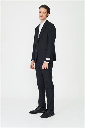 Siyah Modern Kesim Slim Fit Erkek Takım Elbise