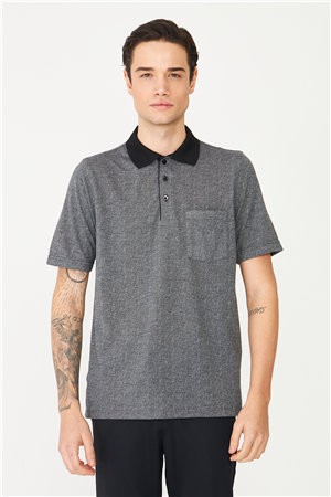 Siyah Polo Yaka T-Shirt 