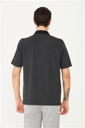 Siyah Polo Yaka T-Shirt 